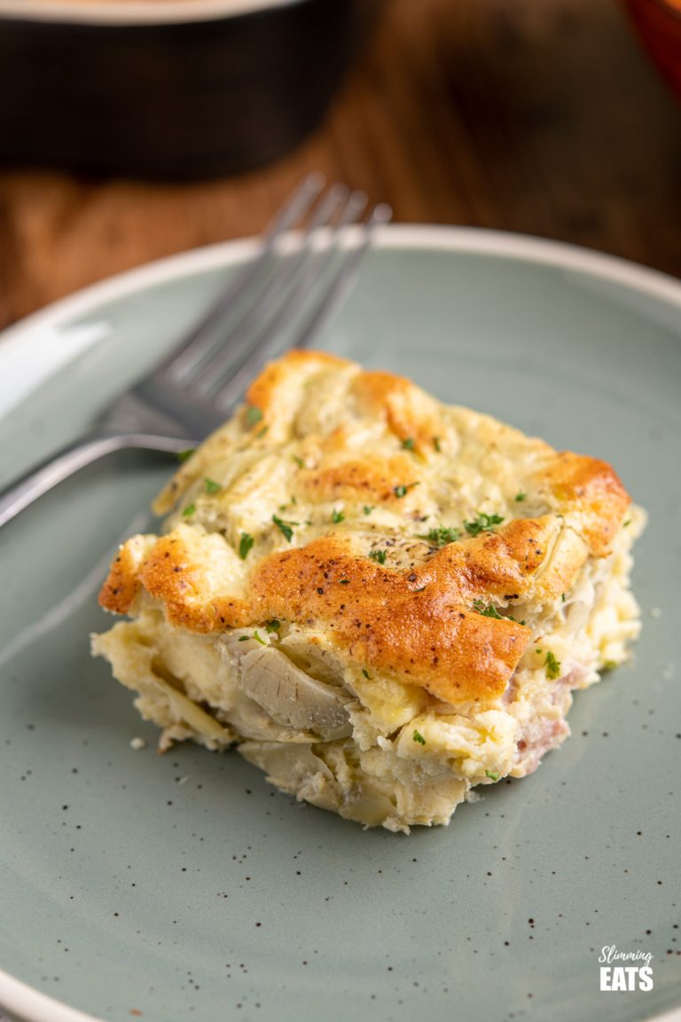 Artichoke Bacon Parmesan Crustless Quiche Slimming Eats