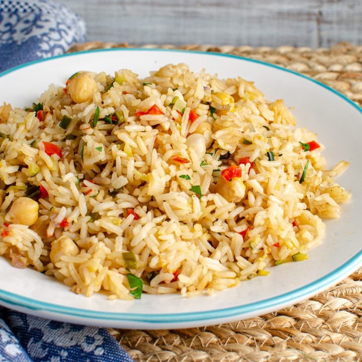 Chickpea Vegetable Pilaf Rice