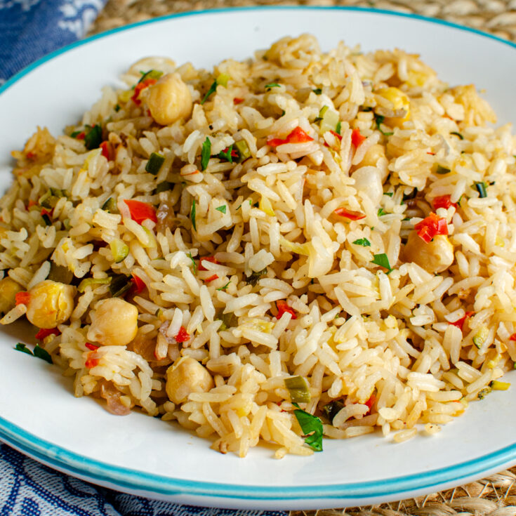 Chickpea Vegetable Pilaf Rice