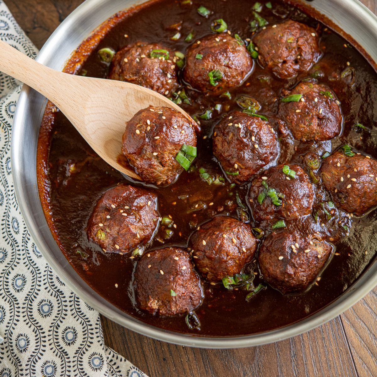 Saucy Asian Hidden Vegetable Beef Meatballs Slimming Eats