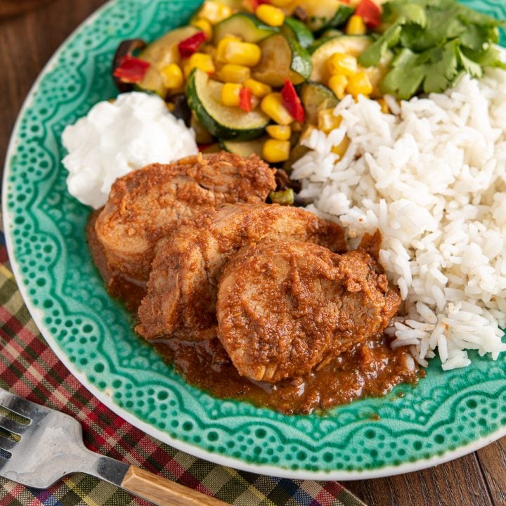 Slow Cooker Cajun Apple Pork Tenderloin