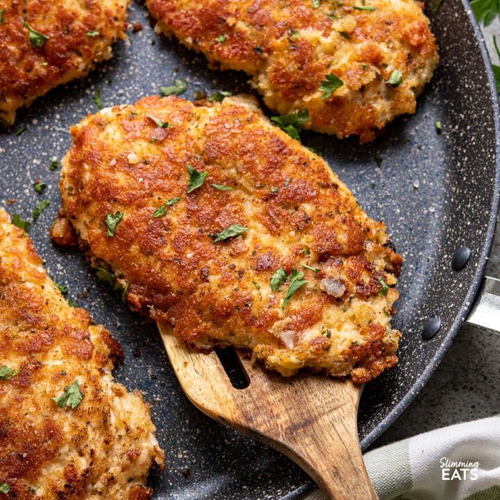 Golden Parmesan Crusted Chicken