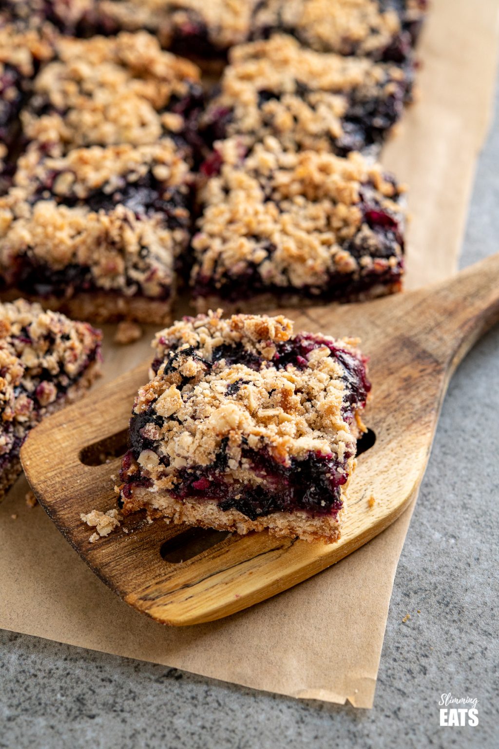Blueberry Oat Crumble Bars Slimming Eats Recipes