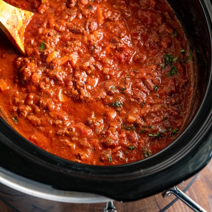 Slow Cooker Bolognese Sauce