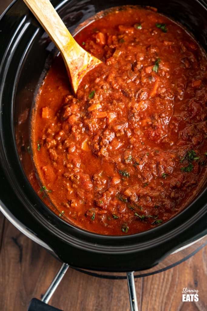 Slow Cooker Bolognese Meat Sauce Slimming Eats