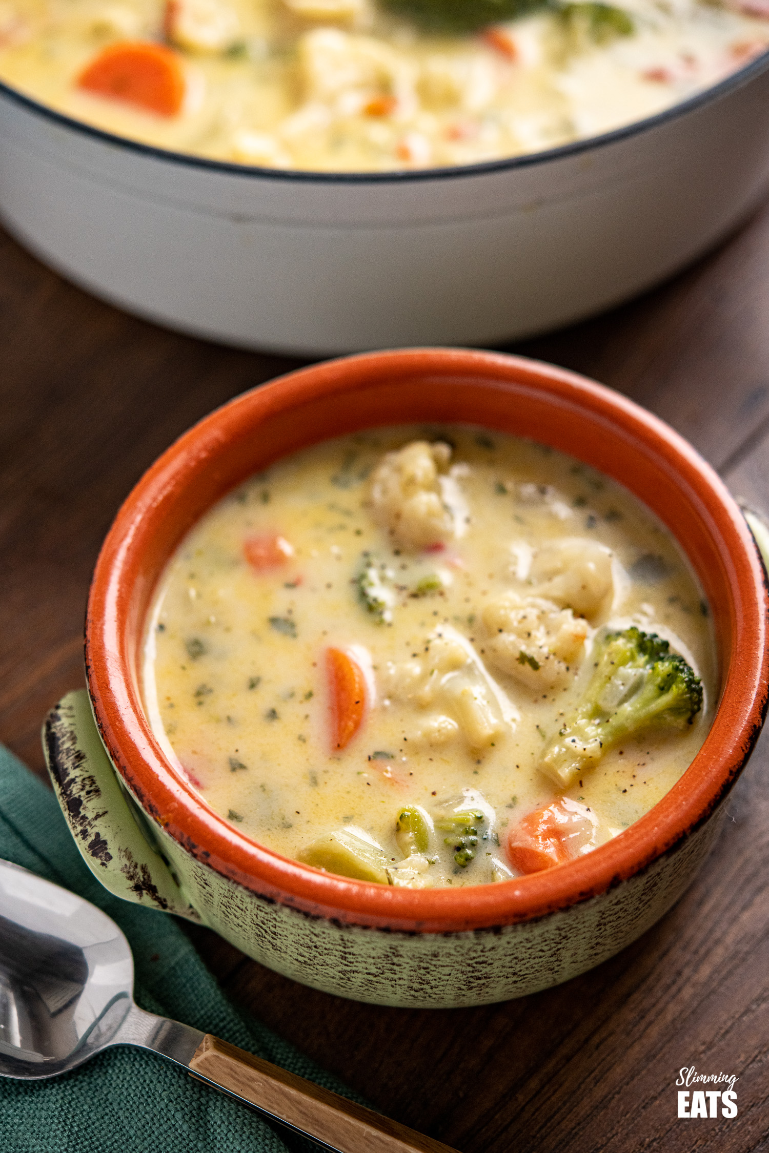 Lighter Creamy Vegetable Soup Slimming Eats Recipe