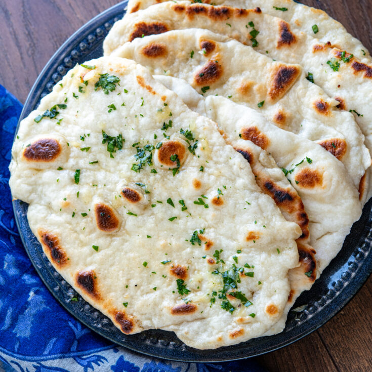 Garlic Greek Yoghurt Naan Bread