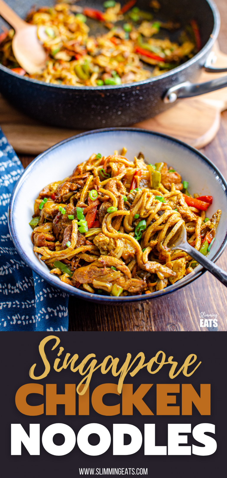 Delicious Chicken Singapore Noodles Slimming Eats