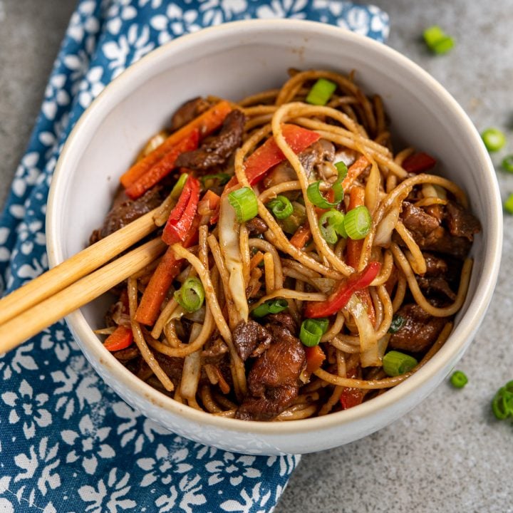 Asian Chicken with Noodles