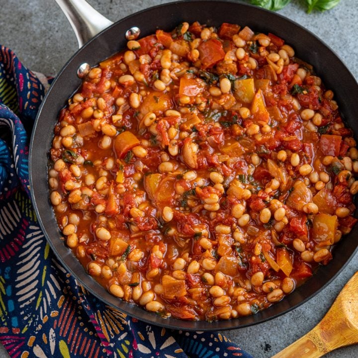 Mediterranean Tomatoes and White Beans