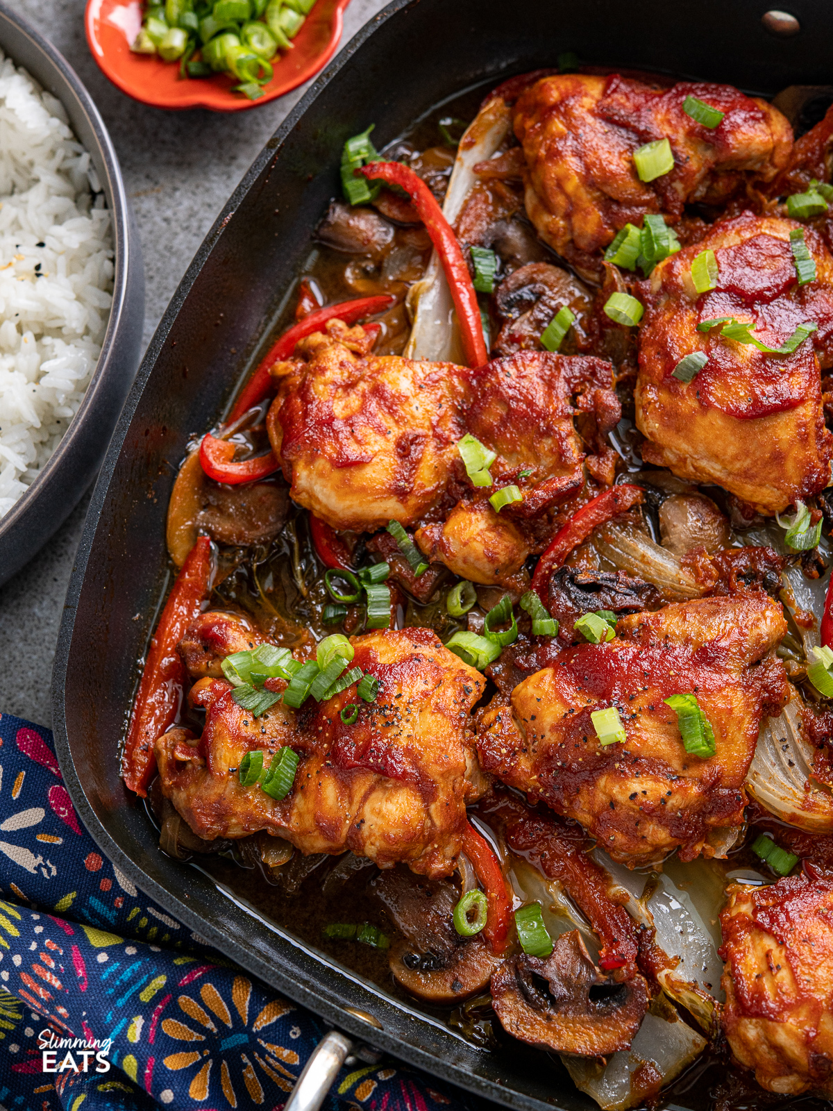 Spicy Sriracha Peach Chicken Bake Slimming Eats Recipe