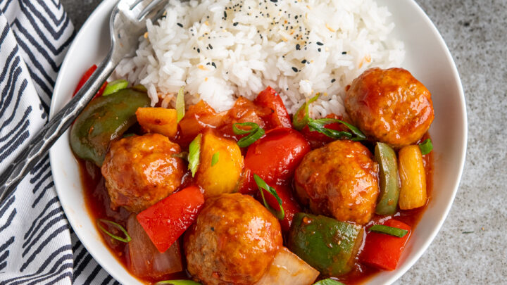 Image for Sweet and Sour Chicken Meatballs