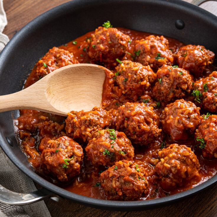 Porcupine Meatballs