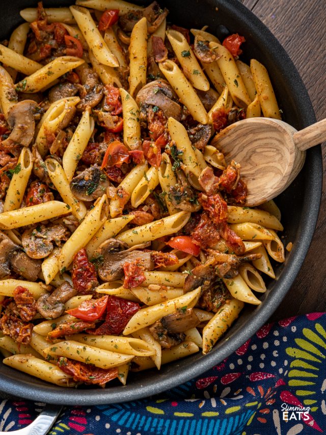 Chicken Bacon and Tomato Pasta Bake Slimming Eats Recipes
