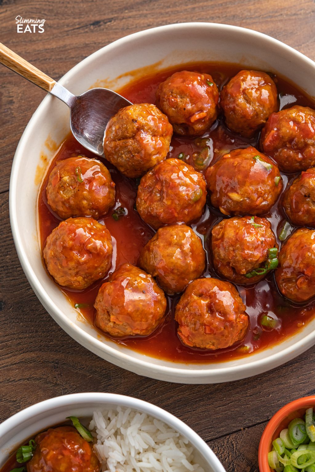 Buffalo Chicken Sweet and Spicy Meatballs Slimming Eats
