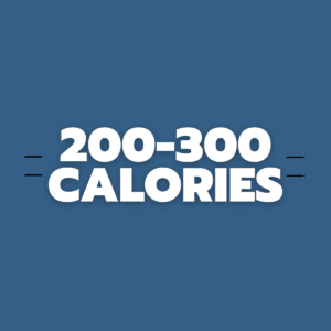 200 - 300 calories