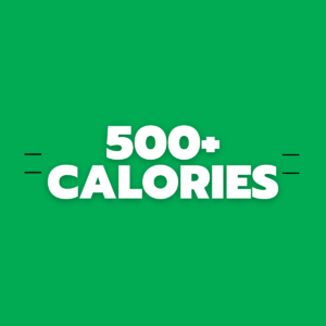 500+ calories