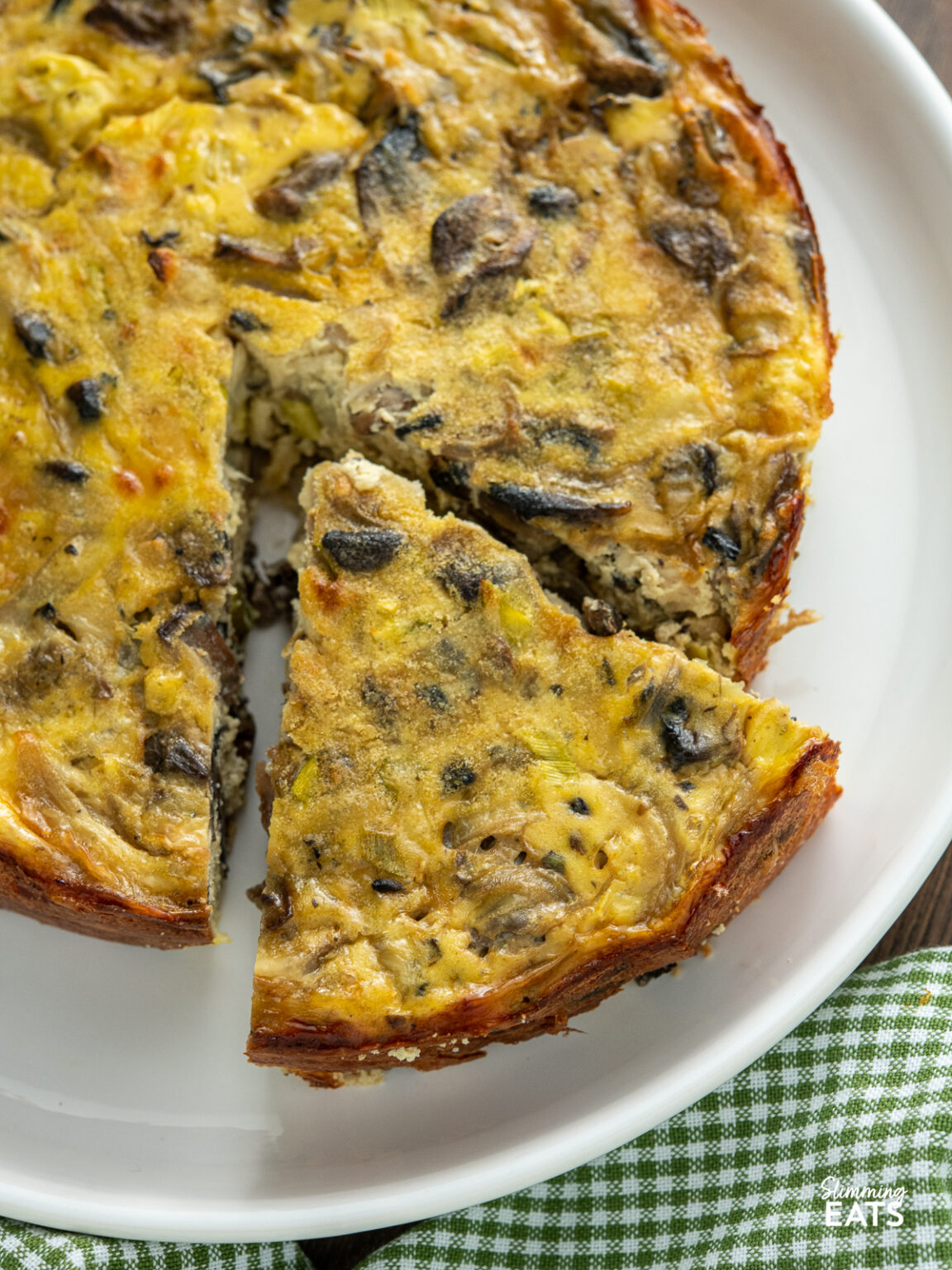 Syn Free Ham and Broccoli Quiche Slimming Eats
