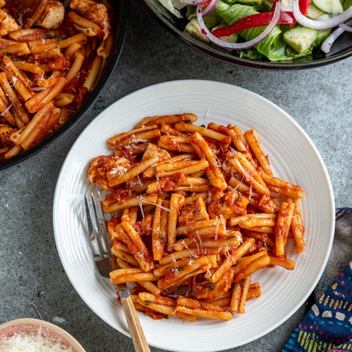 Chicken Arrabbiata Pasta