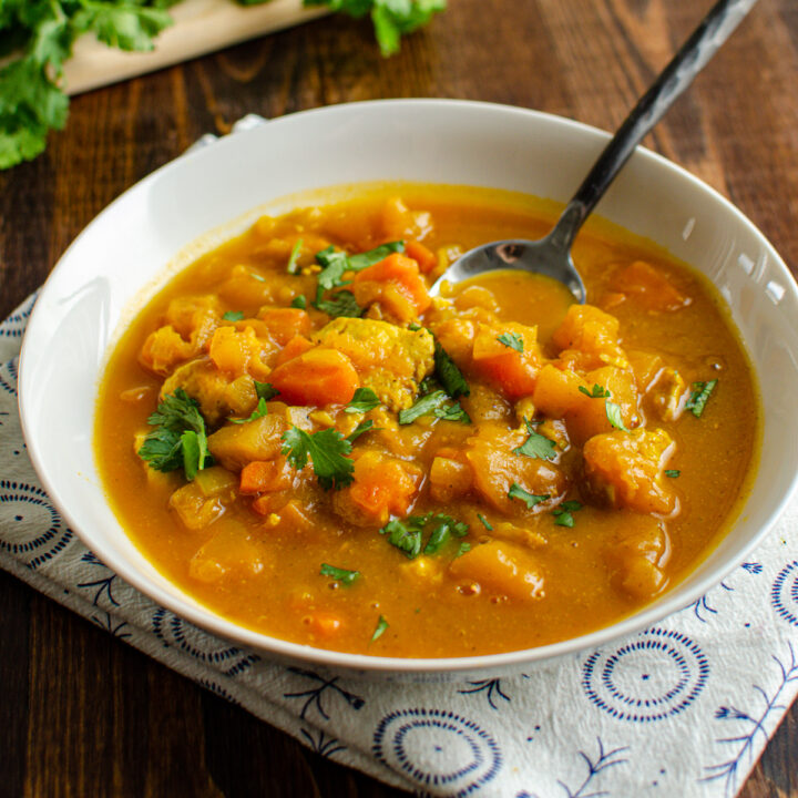 Curried Chicken and Butternut Squash Soup