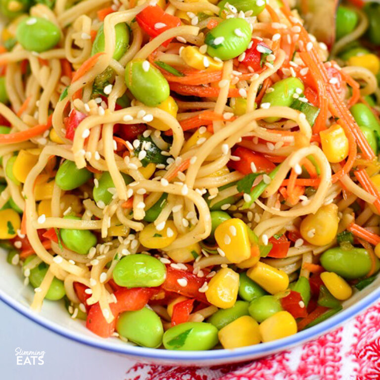 Edamame Noodle Salad Bowl Slimming Eats