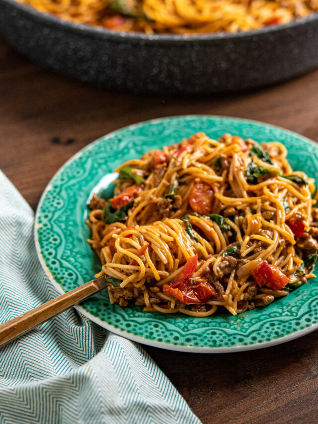 One Pot Cheeseburger Pasta Slimming Eats Recipe