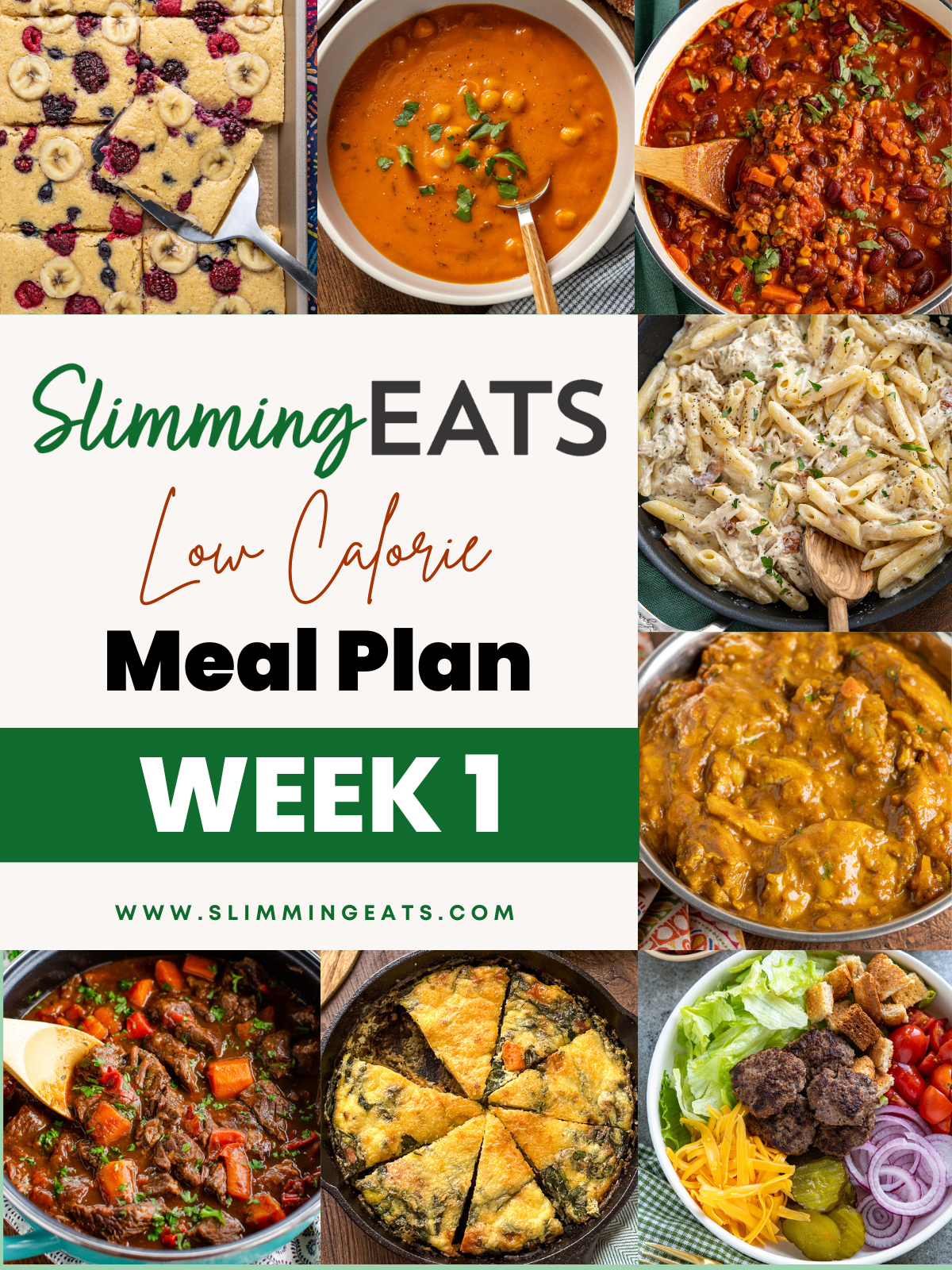 meal plan week 1 featured images