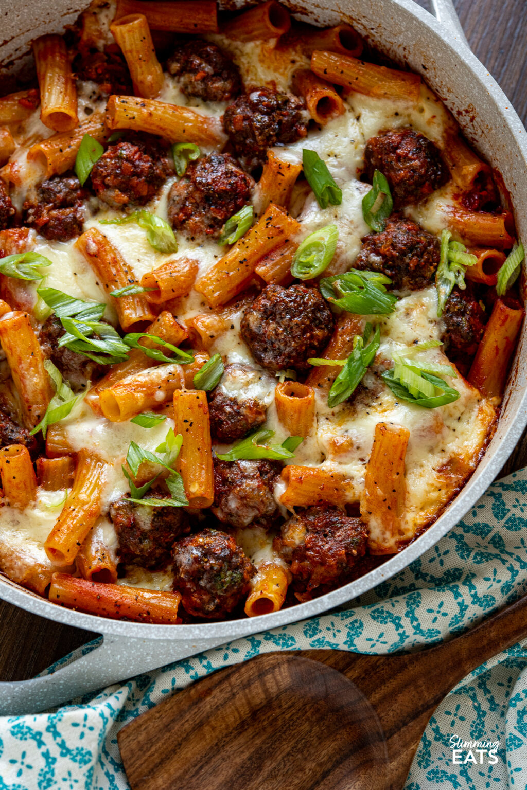 Honey Buffalo Meatball Pasta Bake Slimming Eats