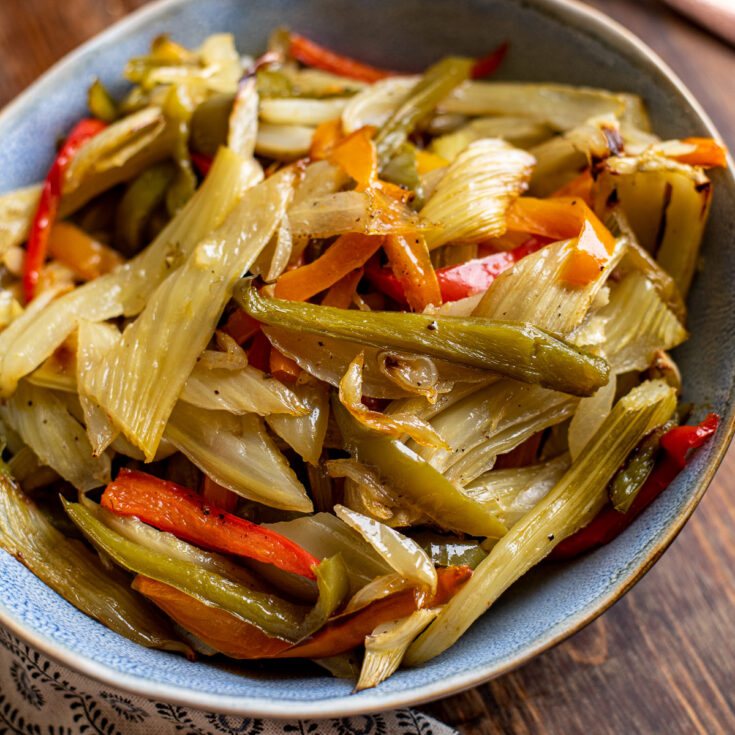 Roasted Fennel and Peppers