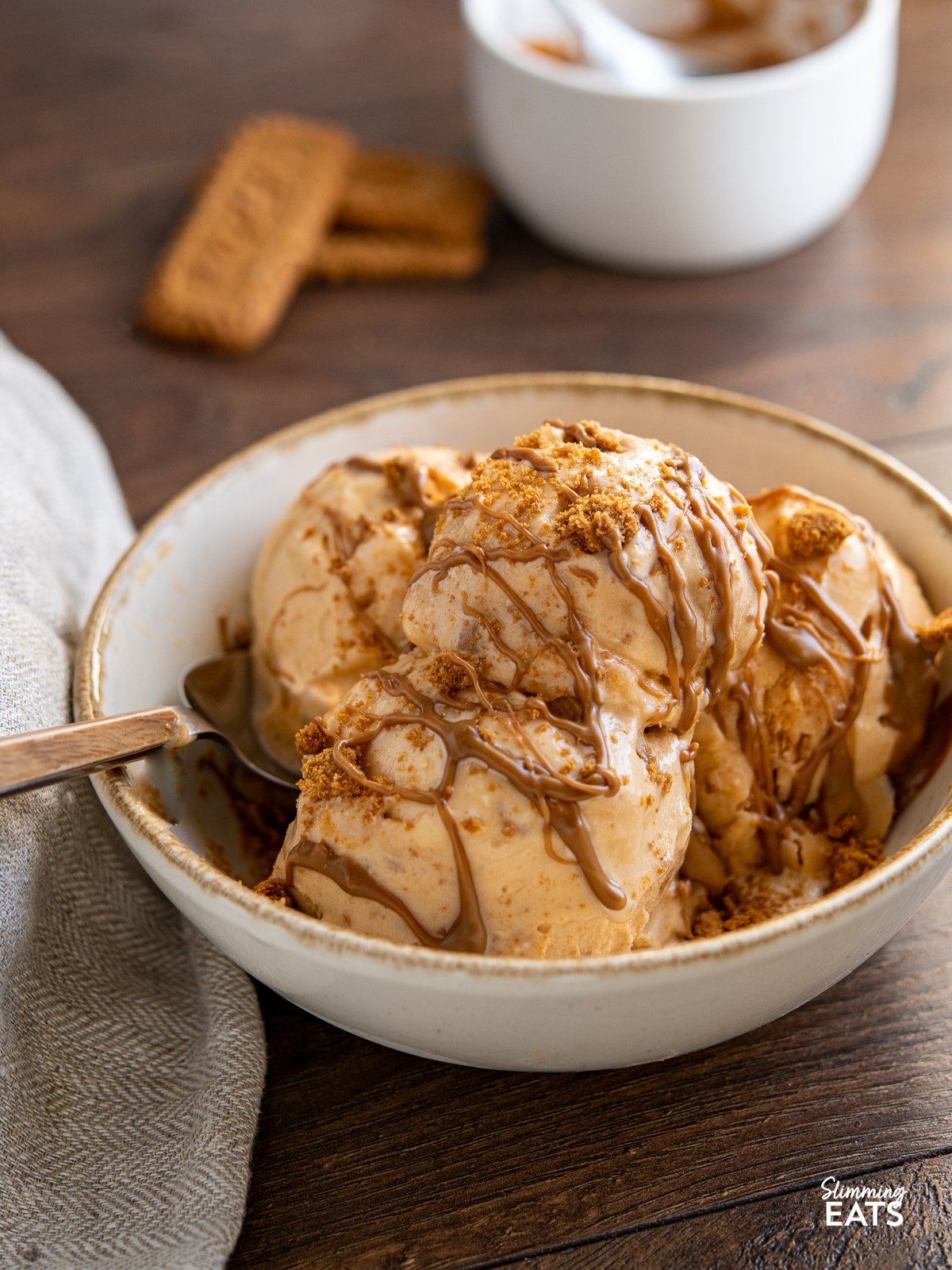 Ninja Creami Easy Biscoff Ice Cream