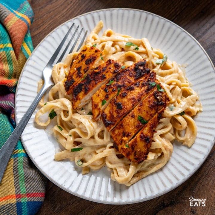 One Pot Cajun Chicken Alfredo Pasta