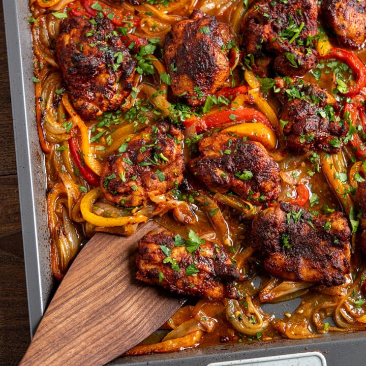Sheet Pan Smoky Paprika Chicken with Peppers