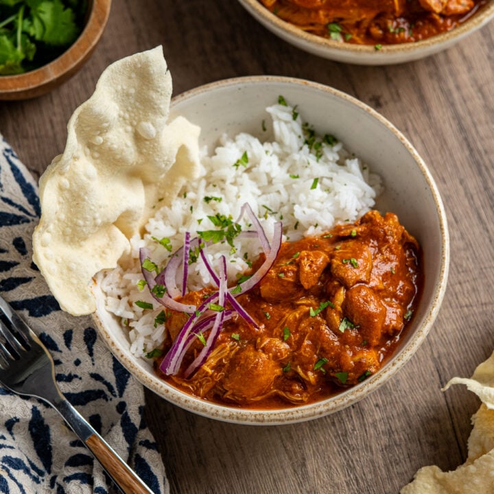 Slow Cooker Easy Tomato Chicken Curry