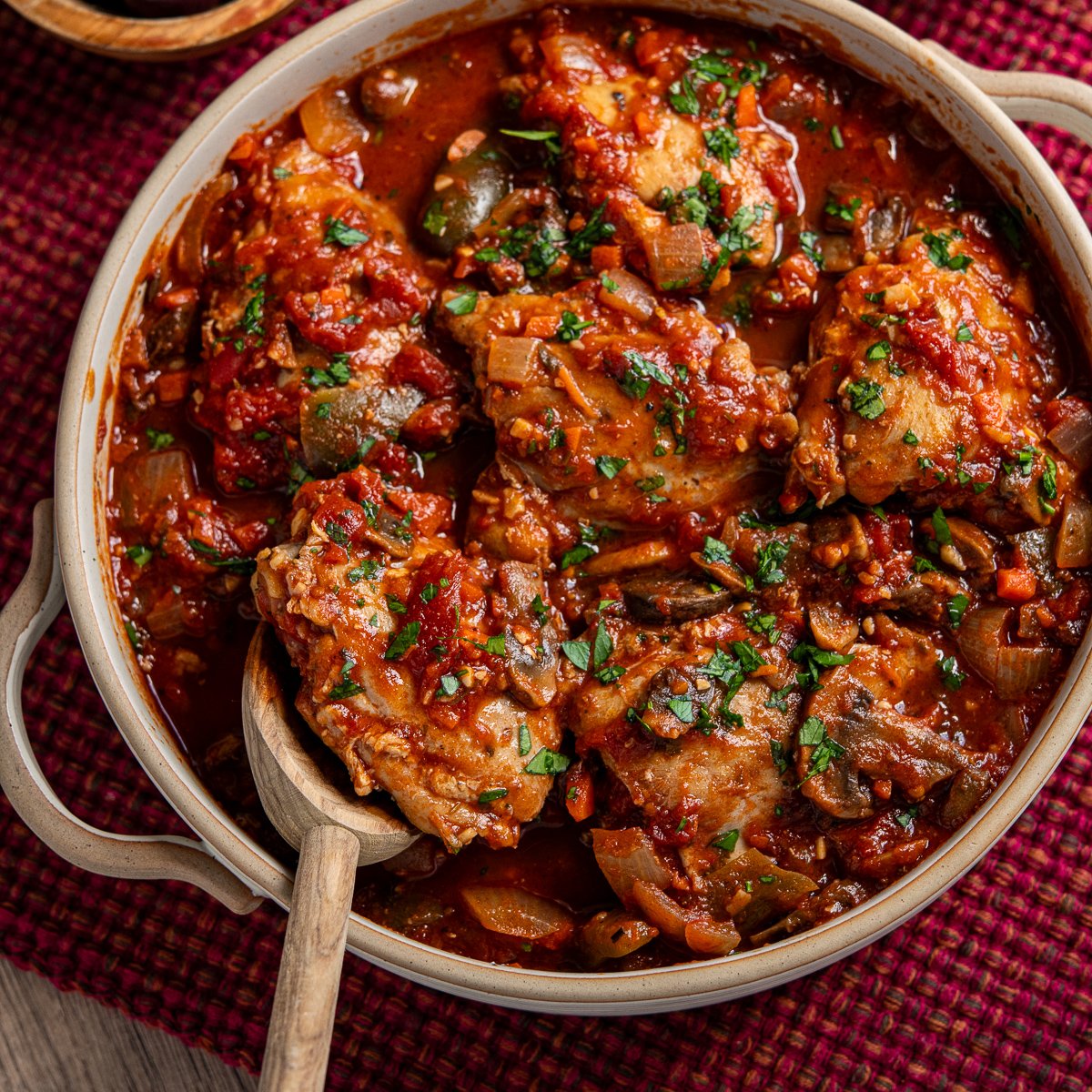 Slow Cooker Chicken Cacciatore Slimming Eats