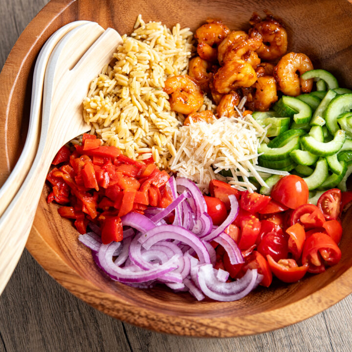 Easy Shrimp Orzo Salad