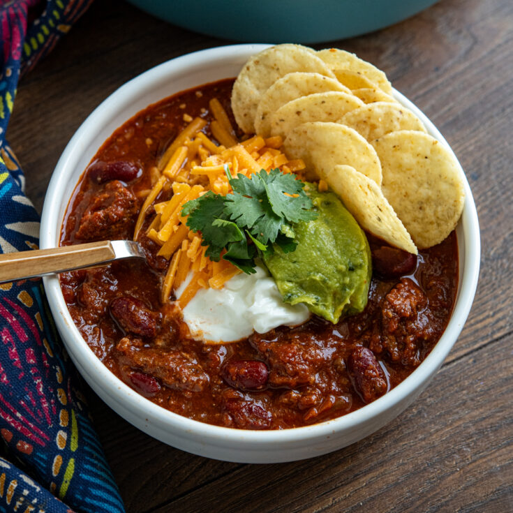 Slow Cooker Salsa Beef Chilli 