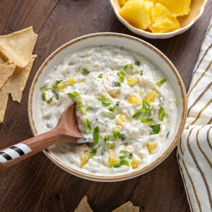 Creamy Jalapeno Pineapple Dip
