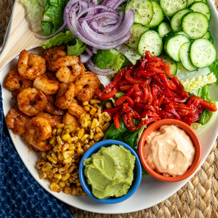 Peri Peri King Prawn Salad