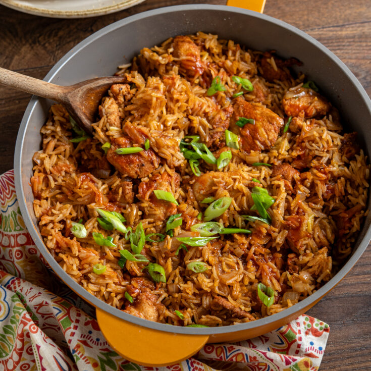 One Pan Nashville Chicken and Rice